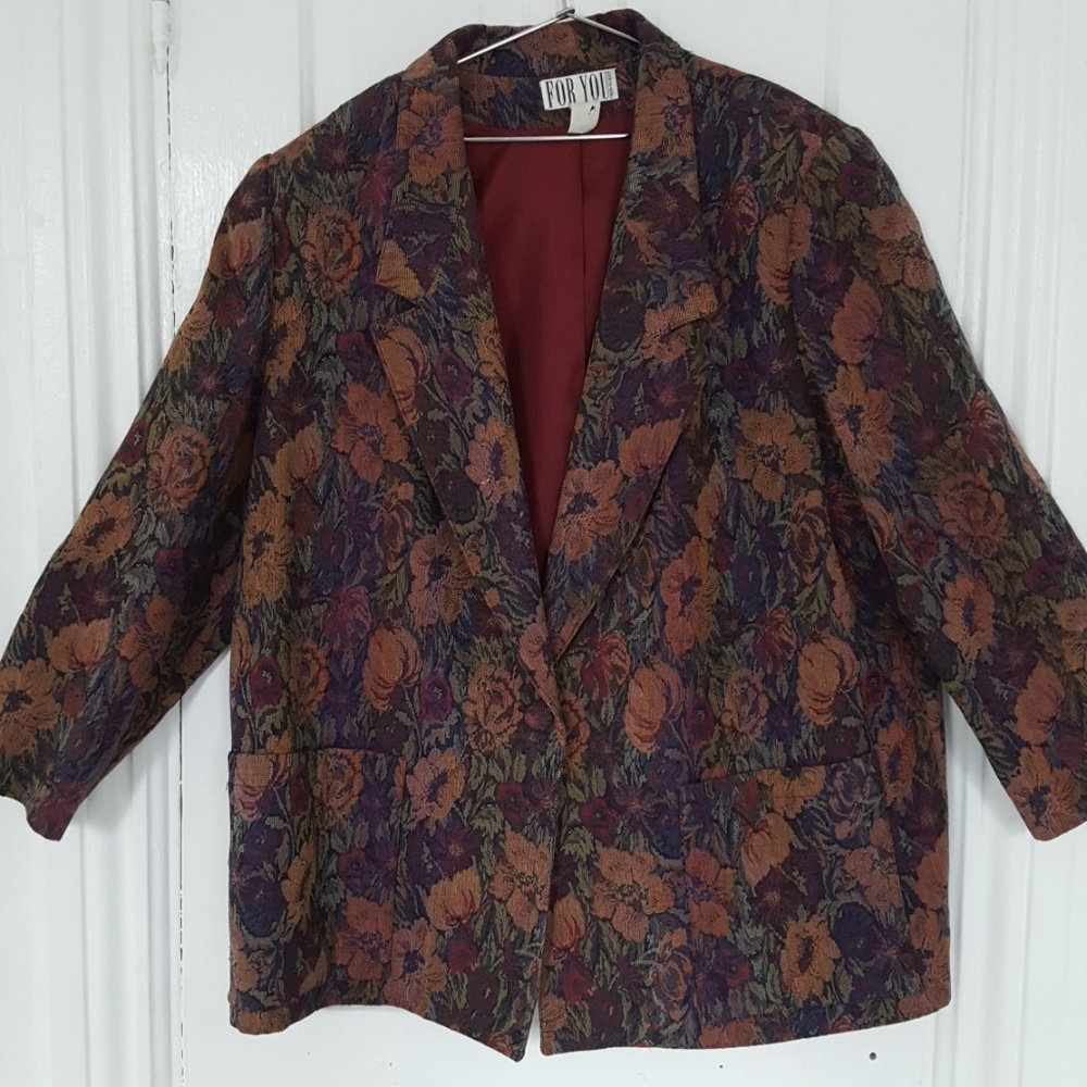 Floral blazer